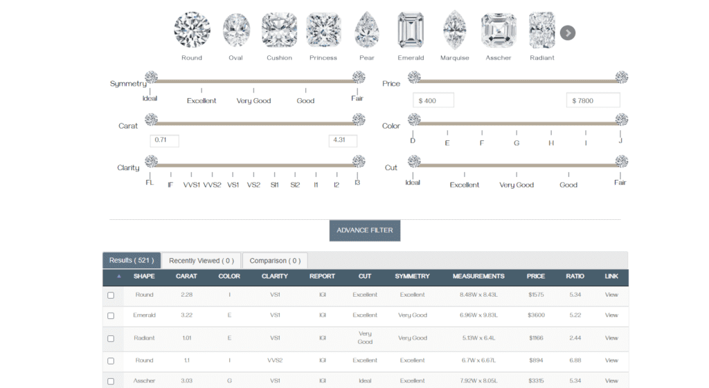 diamond-search-engine-wordpress-woocomerce