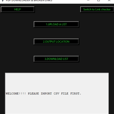 DownloadPro - Download Link files in batch from CSV files